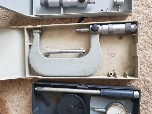 нутромеры 10-18 . -50.. -100. патрон 250.. микрометры от 0 до 100., фотография 4