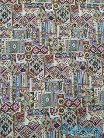 Гобеленовый итальянский коврик метражом, ковровая дорожка 65 см, фотография 3