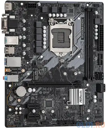 Материнская плата asrock b560m-hdv socket 1200 b560 2xddr4 1xpci-e 16x 2xpci-e, фотография 1
