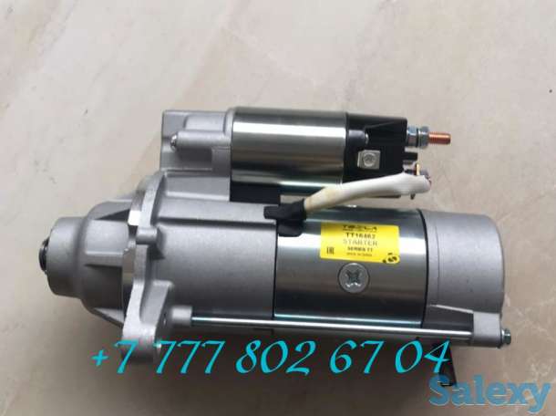 Стартер на двигатель Cummins, Mitsubishi для экскаватора Hyundai R210LC., фотография 1