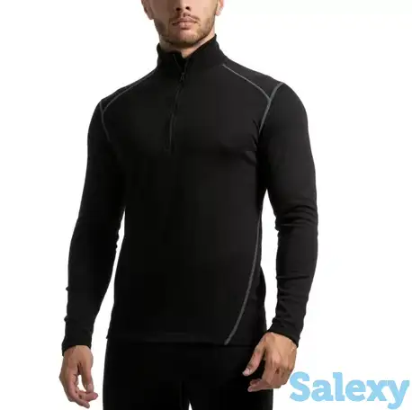 Термокофта mico man in 03701 nero grigio, фотография 5