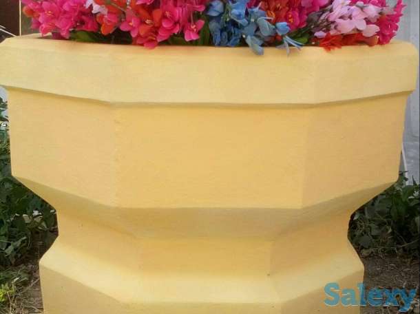 вазоны уличные бетонные, фотография 2