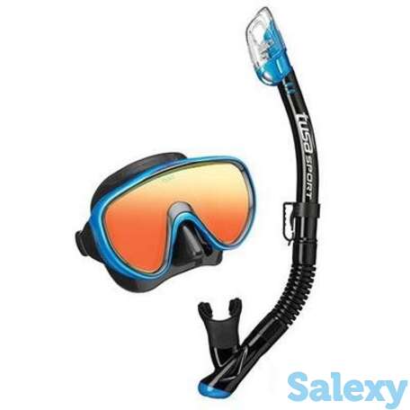 Набор tusa serene (черный силикон) бирюзовый, фотография 1