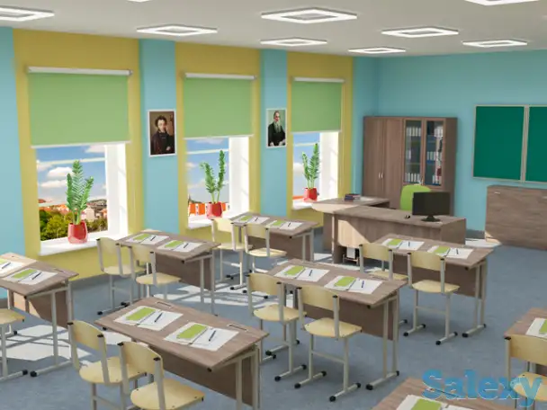 Школьная мебель. Стулья, парты, столы рабочие лабораторные демонстрационные, пеналы в РАССРОЧКУ напрямую с фабрики, фотография 8