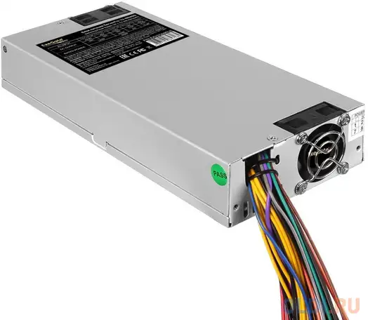 Серверный бп 400w exegate serverpro-1u-400ads (1u, apfc, кпд 80% (80 plus),, фотография 1
