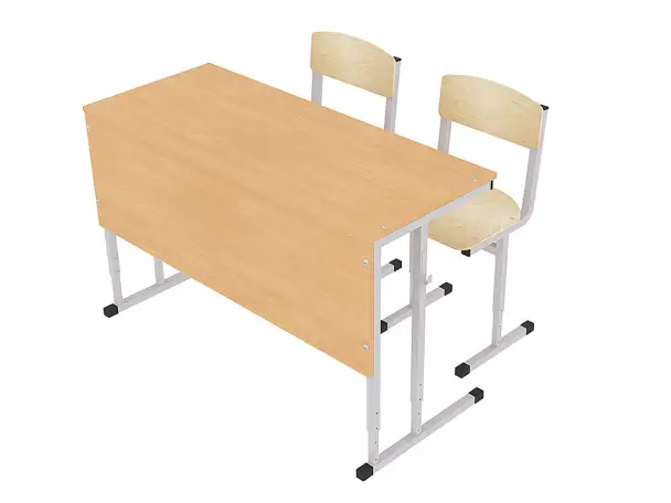 Идеальные школьные парты и стулья с регулировкой высоты для учебных заведений и учреждений, фотография 5