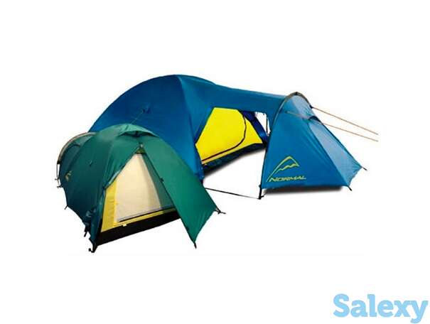 Палатка нормал трубадур 3 plus желтая, фотография 1