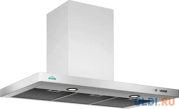 Вытяжка каминная elikor kvadra 90p-650-k3d белый, фотография 1