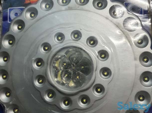 Портативный Фонарик светодиодный кемпинг, фонарь на 4 батарейках 30 часов работы, фотография 5