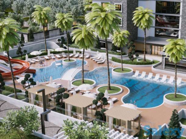 1+1 Квартира в Алании, Авсаллар, фотография 3