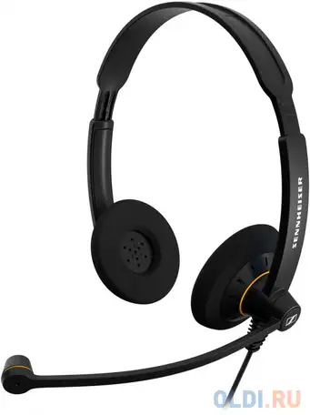Наушники sennheiser sc 60 usb ml черный, фотография 1
