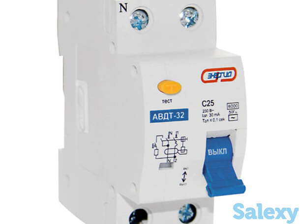 Дифавтомат АВДТ-32 (УЗО2) 10A Энергия, фотография 1