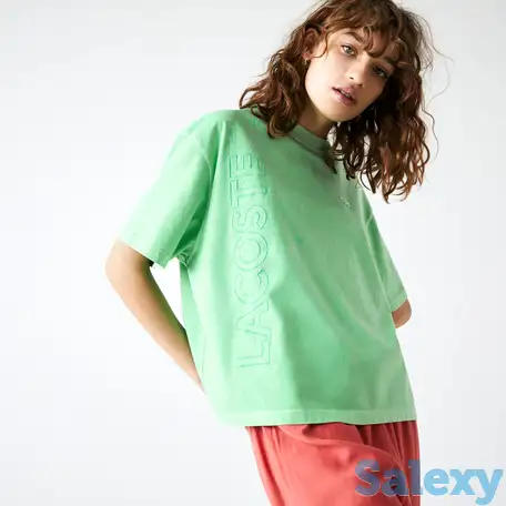 Женская футболка lacoste live из хлопка, фотография 1