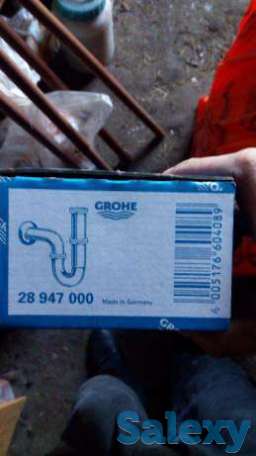 Сифон для раковины трубчатый 1 1/4дюйма Grohe, фотография 1