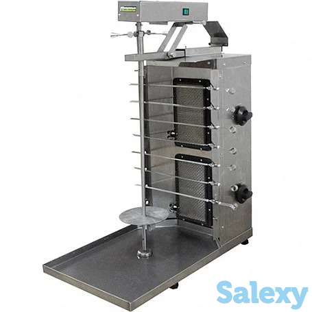 Шаурма-шашлычница газовая ШШГ-2-2-М с мотором, фотография 1