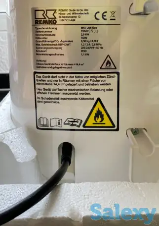 кондиционер РЕМКО локальный комнатный кондиционер MKT 295 Eco белый, сток, опт из Германии, фотография 10