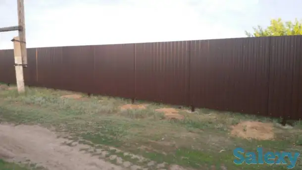 Установка заборного ограждения, фотография 11