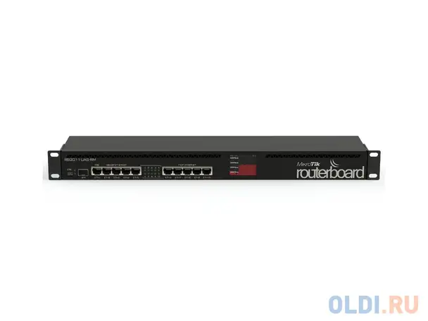 Маршрутизатор mikrotik routerboard rb 2011uias-rm 5x10/100 mbps 5x10/100/1000 mbps, фотография 1