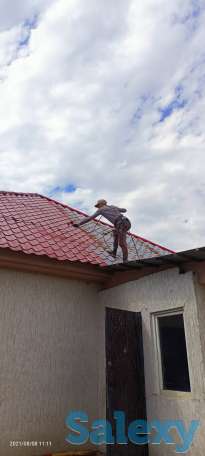 Покраска крыши., фотография 1