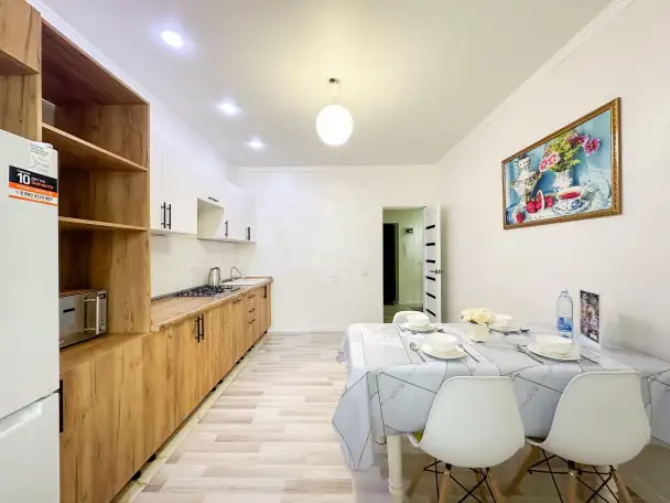 Светлая 2-комнатная квартира, Таумыш Жумагалиева 15 блок К, фотография 6