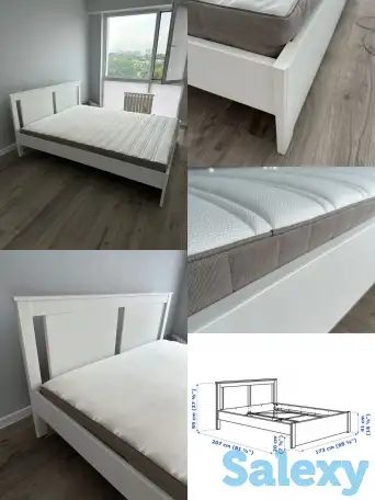 Кровать IKEA в Алматы, фотография 1