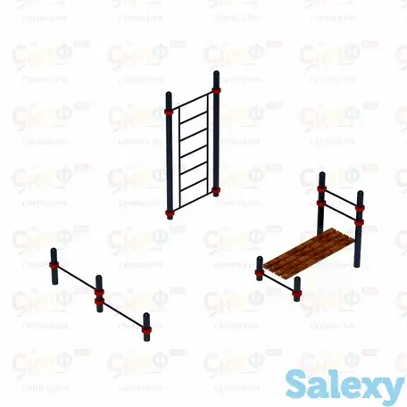 Воркаут  25 (89) | шведская стенка, скамья для пресса, турники, фотография 1