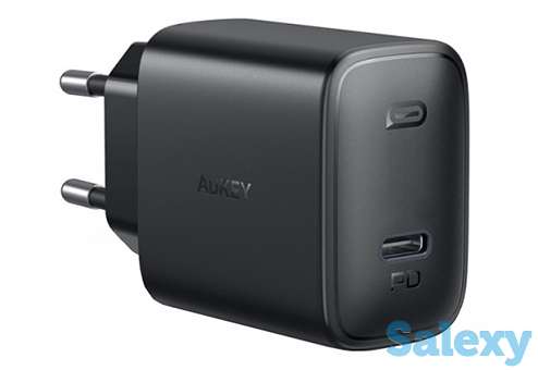 Сетевое зарядное устройство aukey swift pd 20w usb-c pa-f1s. черный, фотография 1