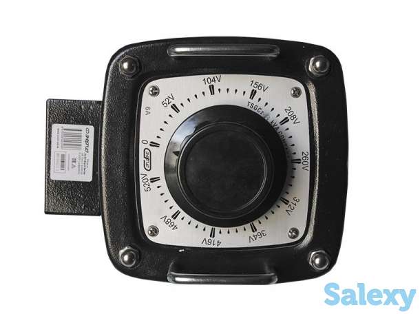 Автотрансформатор (латр) энергия black series tsgc2-6ква 6а (0-520v) трехфазный, фотография 6