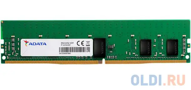 Модуль памяти adata 16gb ddr4 3200mt/s r-dimm ad4r3200316g22-bssc ecc, reg, ic, фотография 1