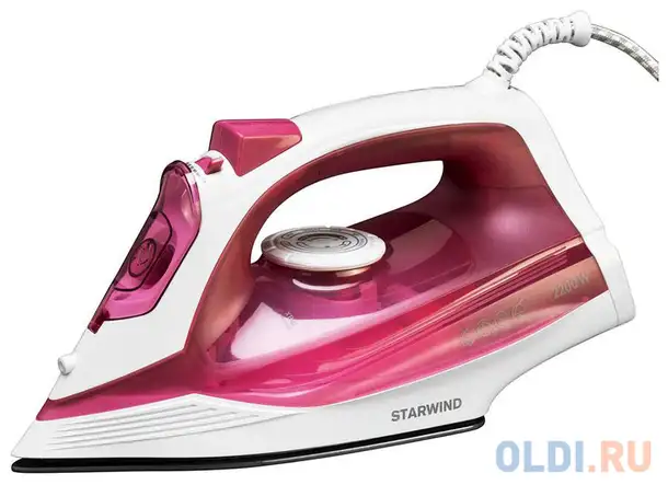 Утюг starwind sir2285 2200вт белый розовый, фотография 1