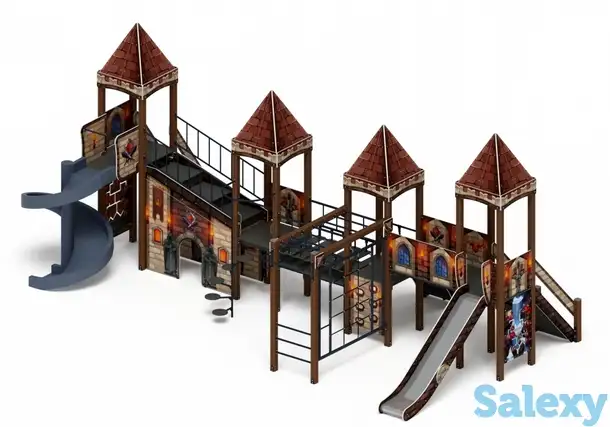 Детский игровой комплекс «замок» (средневековый) 2.18.10-02, фотография 1