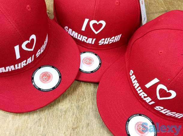 Брендирование бейсболок. Нанесение на бейсболоки логотипов или названий компании., фотография 1