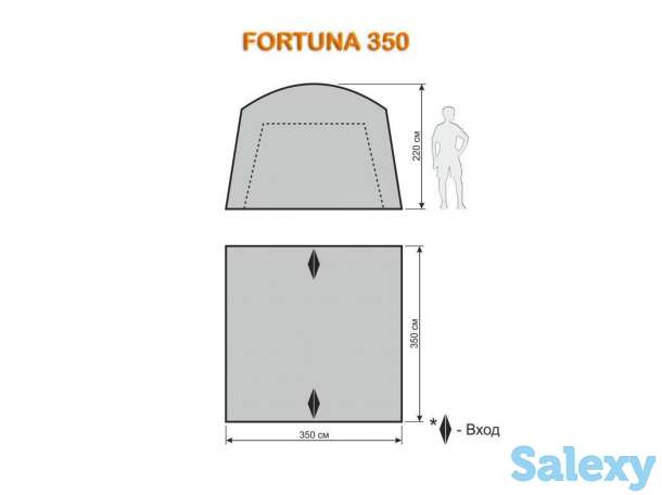 Тент - шатер world of maverick fortuna 350 l.green/w.grey, фотография 7