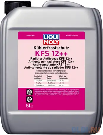 21135 liquimoly антифриз-конц. kuhlerfrostschutz kfs 12++ (5л), фотография 1