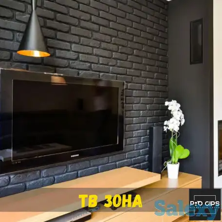 Декоративные гипсовые кирпичи с установкой, фотография 6