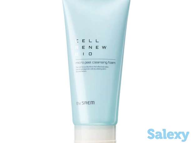 Очищающая пенка the saem cell renew bio micro peel cleansing foam, фотография 1