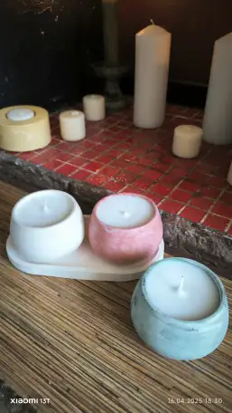 Свечи кашпо, фотография 11