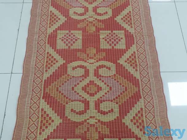 Циновка коврик для дома, ковровая дорожка маленькие зеленая 91х180, фотография 4