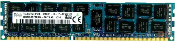 Оперативная память для компьютера hynix hmt42gr7afr4a-pb dimm 16gb ddr3 1600mhz, фотография 1