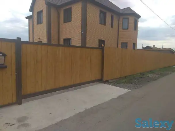 Установка заборного ограждения, фотография 12