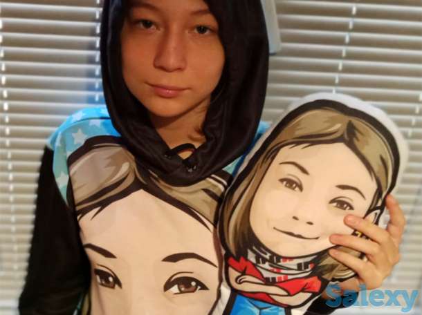 Портреты в мультяшном стиле на футболках, кружках, на пряниках и тортах, фотография 8