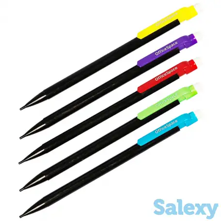 Карандаш мех OfficeSpace 0,5мм с ластиком, фотография 1