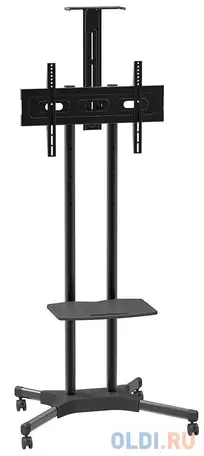 Стойка на колесах arm media pt-stand-12 черная для tv/lfd 32