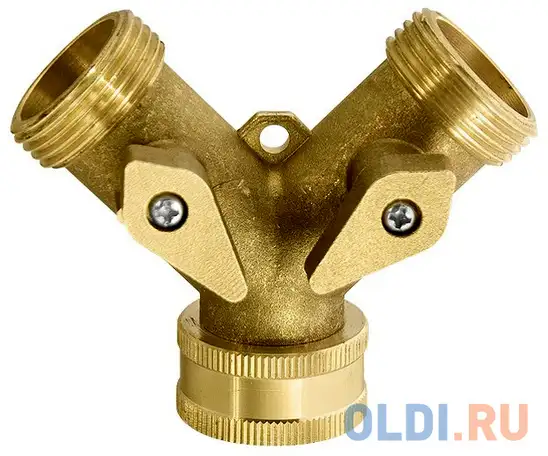 Разветвитель 2- х канальный, регулируемый, внешняя и внутренняя резьба 3/4