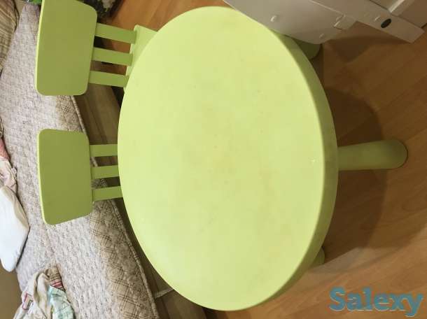 Столик детский и стулья (Икея), фотография 1