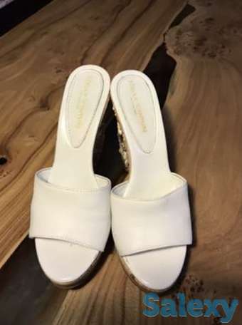 Итальянские сабо на танкетке 38р и кожаная сумка в подарок, фотография 1