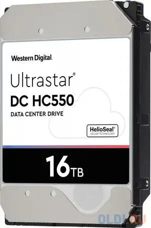 Жесткий диск western digital ultrastar dc hc550 16 tb 0f38462 wuh721816ale6l4, фотография 1