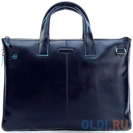 Сумка для ноутбука piquadro blue square ca4021b2/blu2 синий натур.кожа, фотография 1