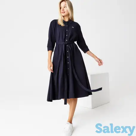 Платье lacoste с поясом на пуговицах, фотография 1