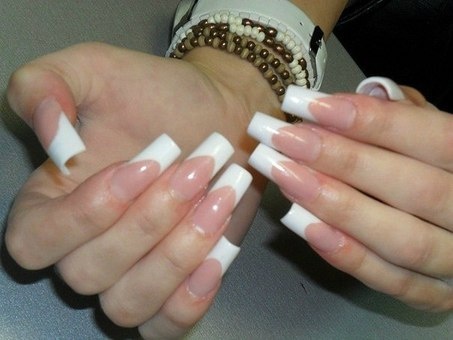 Наращивание гелиевых ногтей на дома, фотография 2